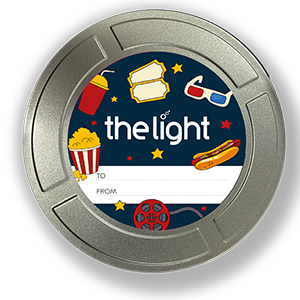 Movie Tin with Hollywood label